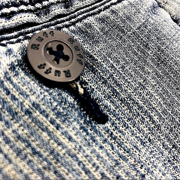 Ruff Hewn Women’s 8 Blue Denim Shorts Jeans with 4 Pockets RN# 104460 Cotton - Picture 7 of 7